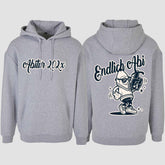 1060 "Endlich Abi" Abi Oversize Hoodie beidseitig bedruckt